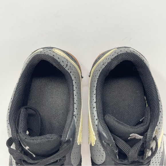 Puma Powercat Shoes Mens 6 Black Leather Suede Indoor Soccer Sneakers Trainers - Picture 14 of 16